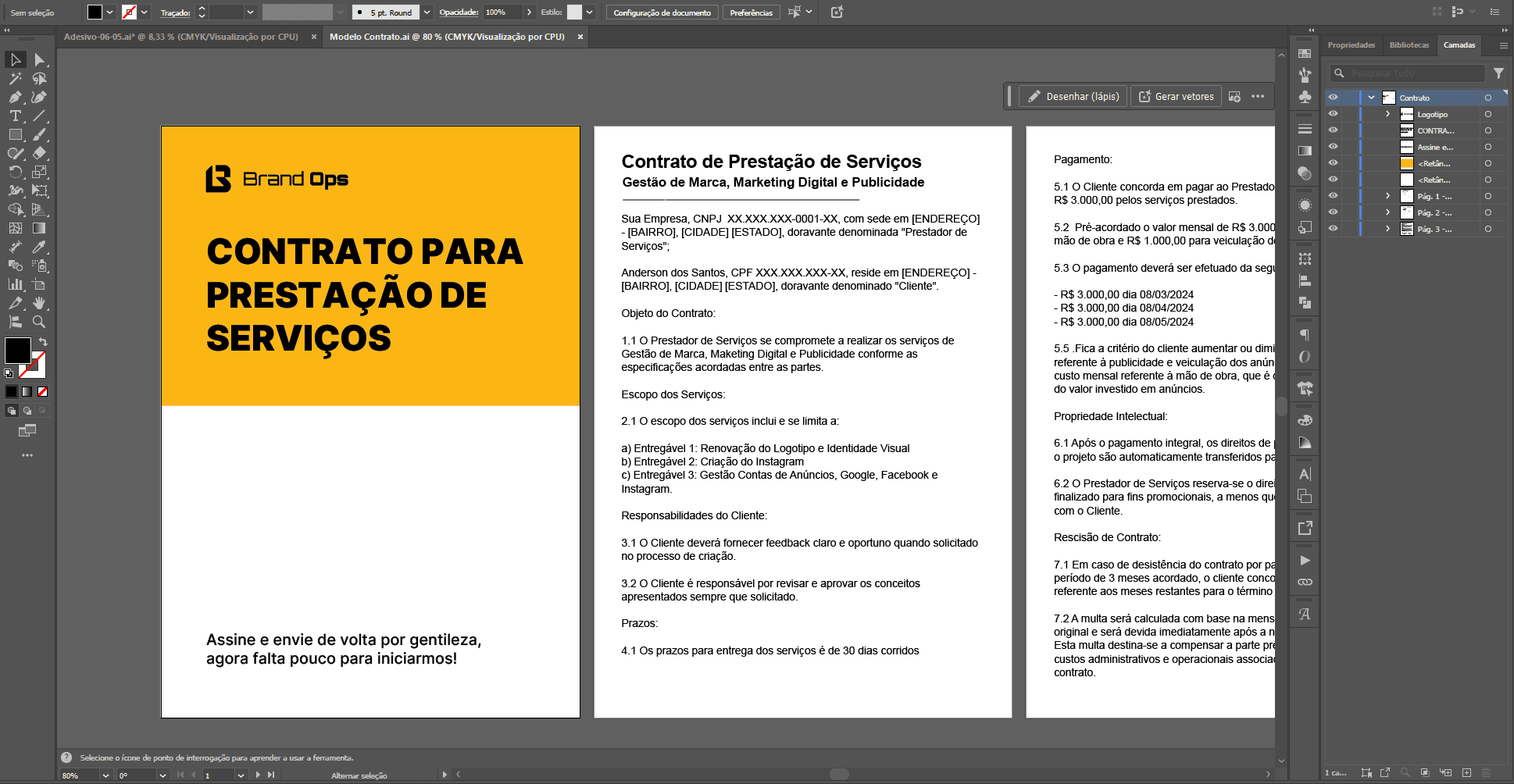 Modelo de Contrato